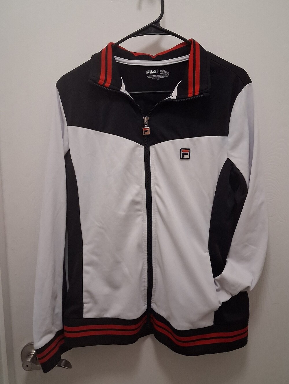 Fila Womens Vintage Style Lightweight Track Jacket Size L